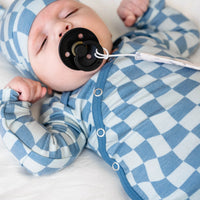 COPPER PEARL: MILES NEWBORN KNOTTED GOWN
