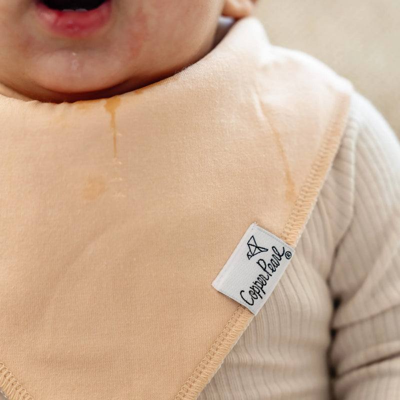 COPPER PEARL: RYDER BANDANA BIB SET (4-PACK)