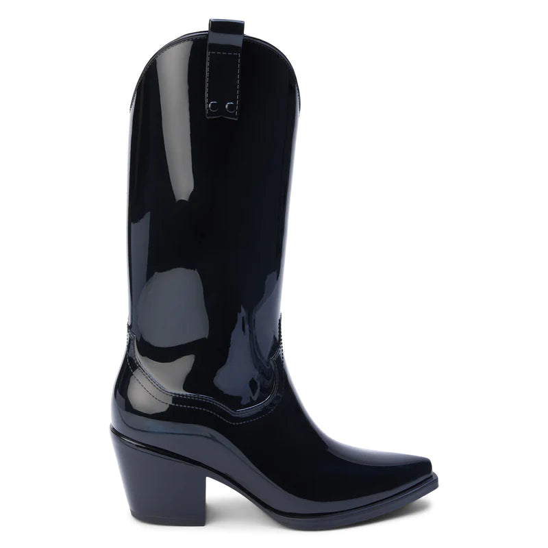 MATISSE: ANNIE COWBOY RAINBOOTS - BLACK