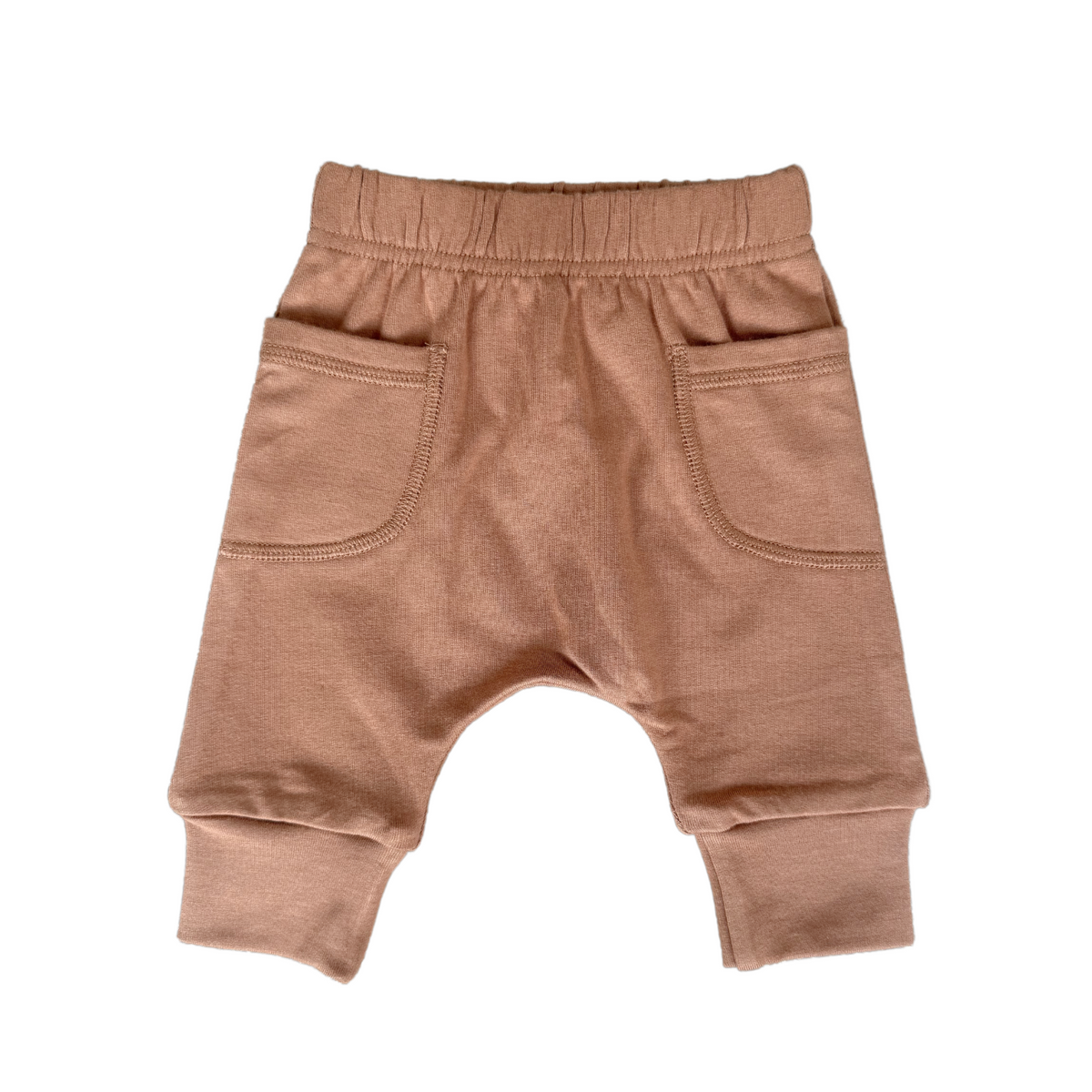 BABYSPROUTS: FERN COLORBLOCK POCKET SHIRT & CARAMEL BABY POCKET PANTS SET