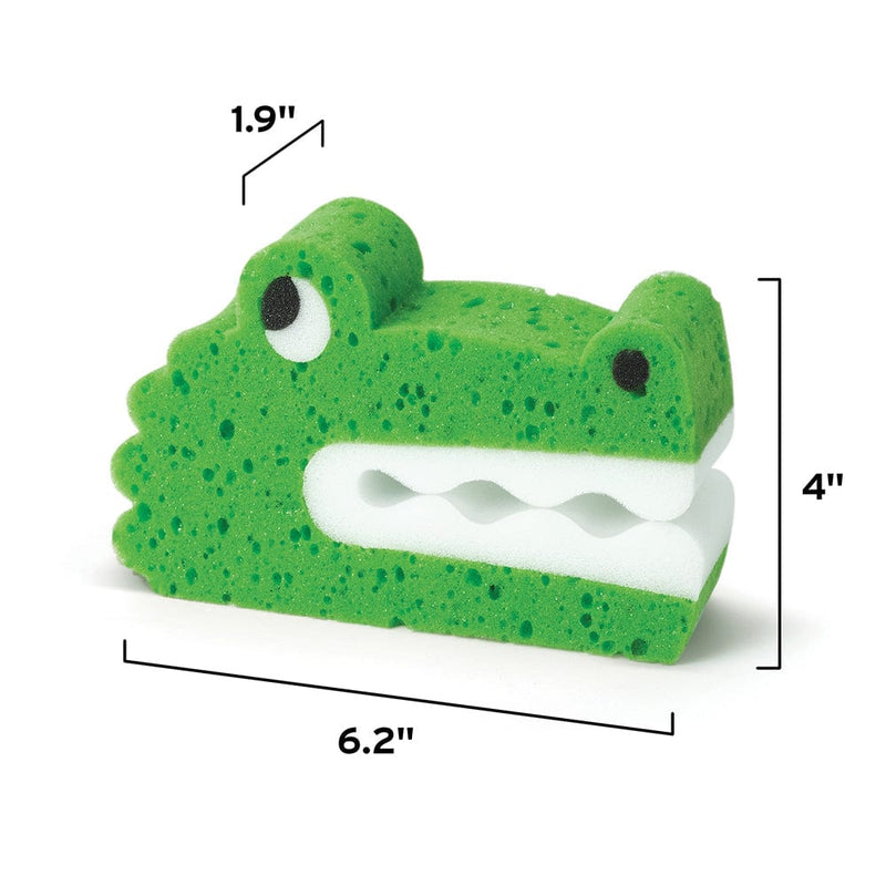 BATH BITERS KIDS' BATH SPONGE - CROCODILE