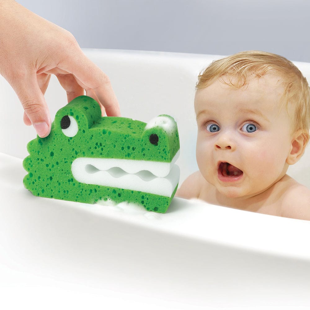 BATH BITERS KIDS' BATH SPONGE - CROCODILE