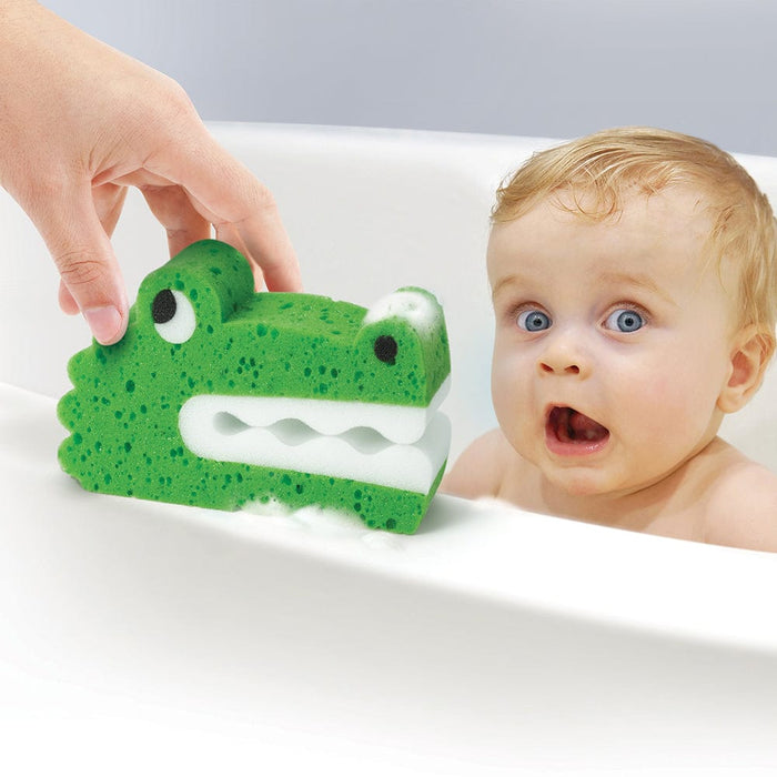 BATH BITERS KIDS' BATH SPONGE - CROCODILE