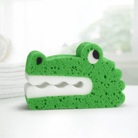 BATH BITERS KIDS' BATH SPONGE - CROCODILE