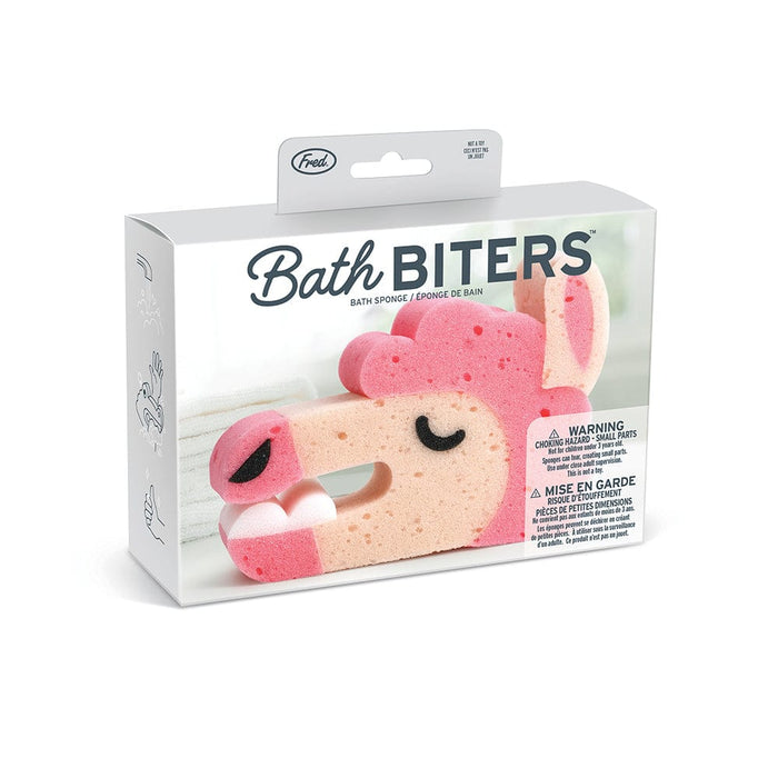 BATH BITERS: KIDS' BATH SPONGE - LLAMA