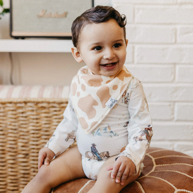 COPPER PEARL: BOONE BABY BANDANA BIBS (4-PACK)