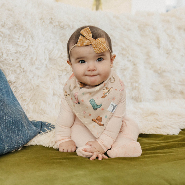 COPPER PEARL: CHEYENNE BABY BANDANA BIBS (4-PACK)