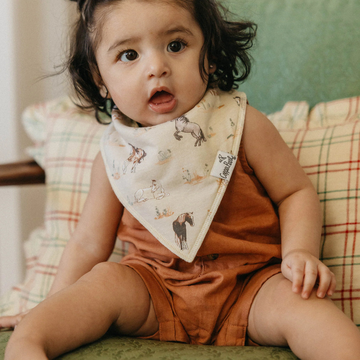 COPPER PEARL: CHEYENNE BABY BANDANA BIBS (4-PACK)
