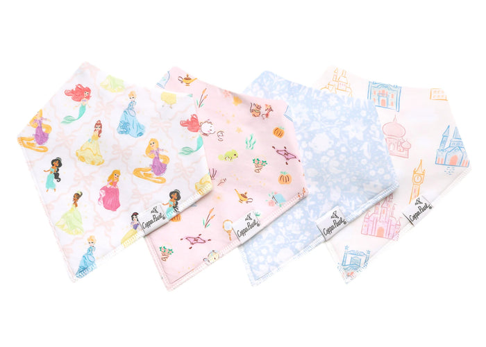 COPPER PEARL: DISNEY PRINCESS BABY BANDANA BIBS