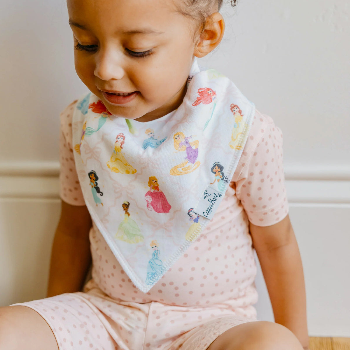 COPPER PEARL: DISNEY PRINCESS BABY BANDANA BIBS