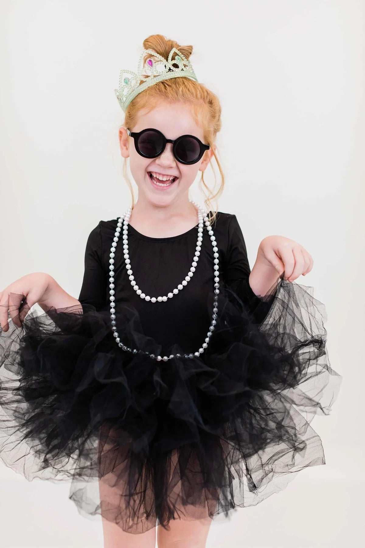 MILA & ROSE: BLACK 3/4 TUTU LEOTARD