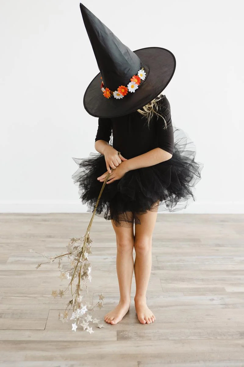 MILA & ROSE: BLACK 3/4 TUTU LEOTARD