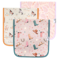 COPPER PEARL: CHEYENNE PREMIUM BURP CLOTHS (3-PACK)