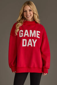 PANACHE: GAME DAY & SUNDAY FUNDAY REVERSIBLE SWEATSHIRT