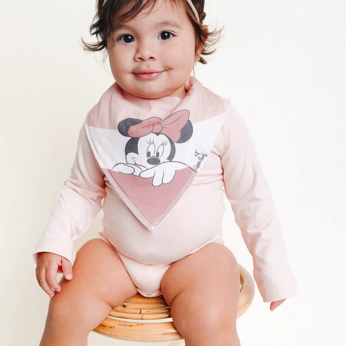 COPPER PEARL: MINNIE MOUSE BANDANA BIB SET (4-PACK)