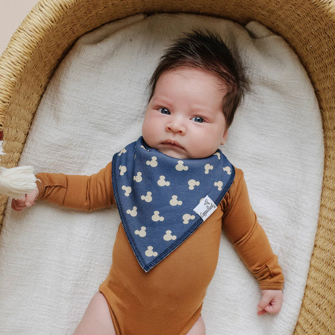 COPPER PEARL: MICKEY MOUSE AND FRIENDS BABY BANDANA BIBS (4-PACK)