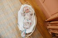 COPPER PEARL: CHEYENNE NEWBORN KNOTTED GOWN