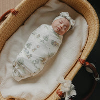 COPPER PEARL: HUNDRED ACRE WOOD KNIT SWADDLE BLANKET