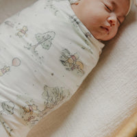 COPPER PEARL: HUNDRED ACRE WOOD KNIT SWADDLE BLANKET