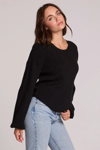 CHASER: THE RUTHY BLACK LONG SLEEVE TOP