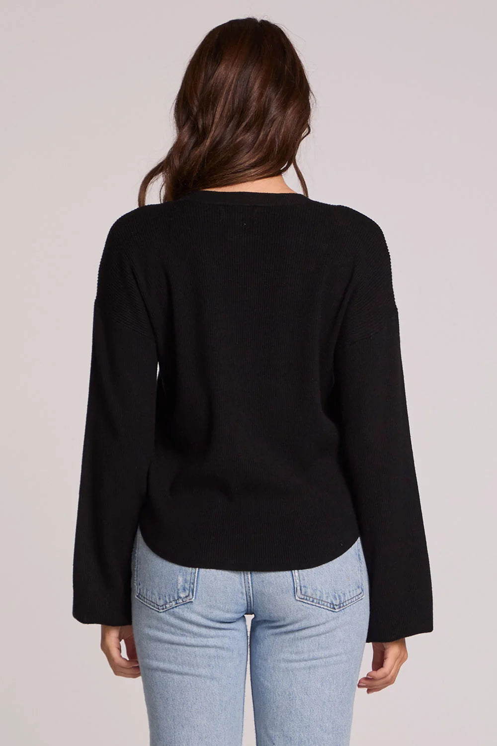 CHASER: THE RUTHY BLACK LONG SLEEVE TOP