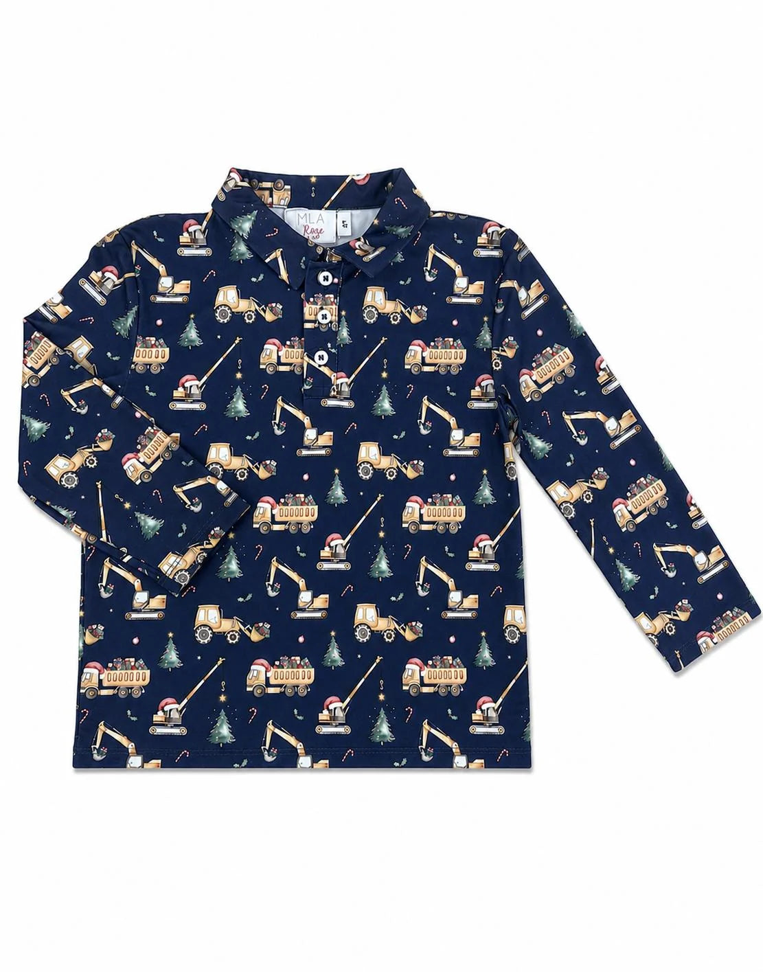MILA & ROSE: OH WHAT FUN IT IS TO BUILD L/S POLO