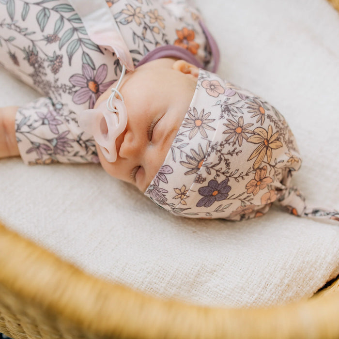 COPPER PEARL: FLORA TOP KNOT HAT
