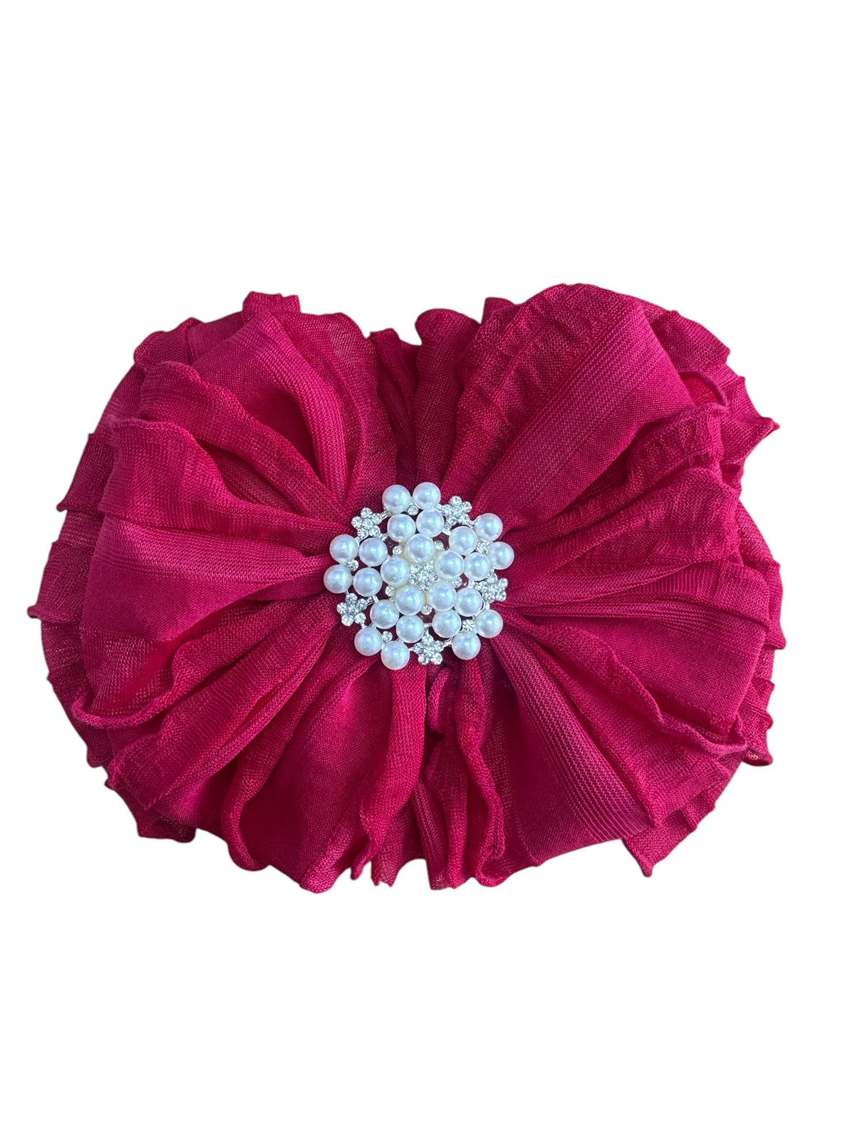 ROCKIN ROYALTY: PEARL RUFFLED BABY HEADBAND