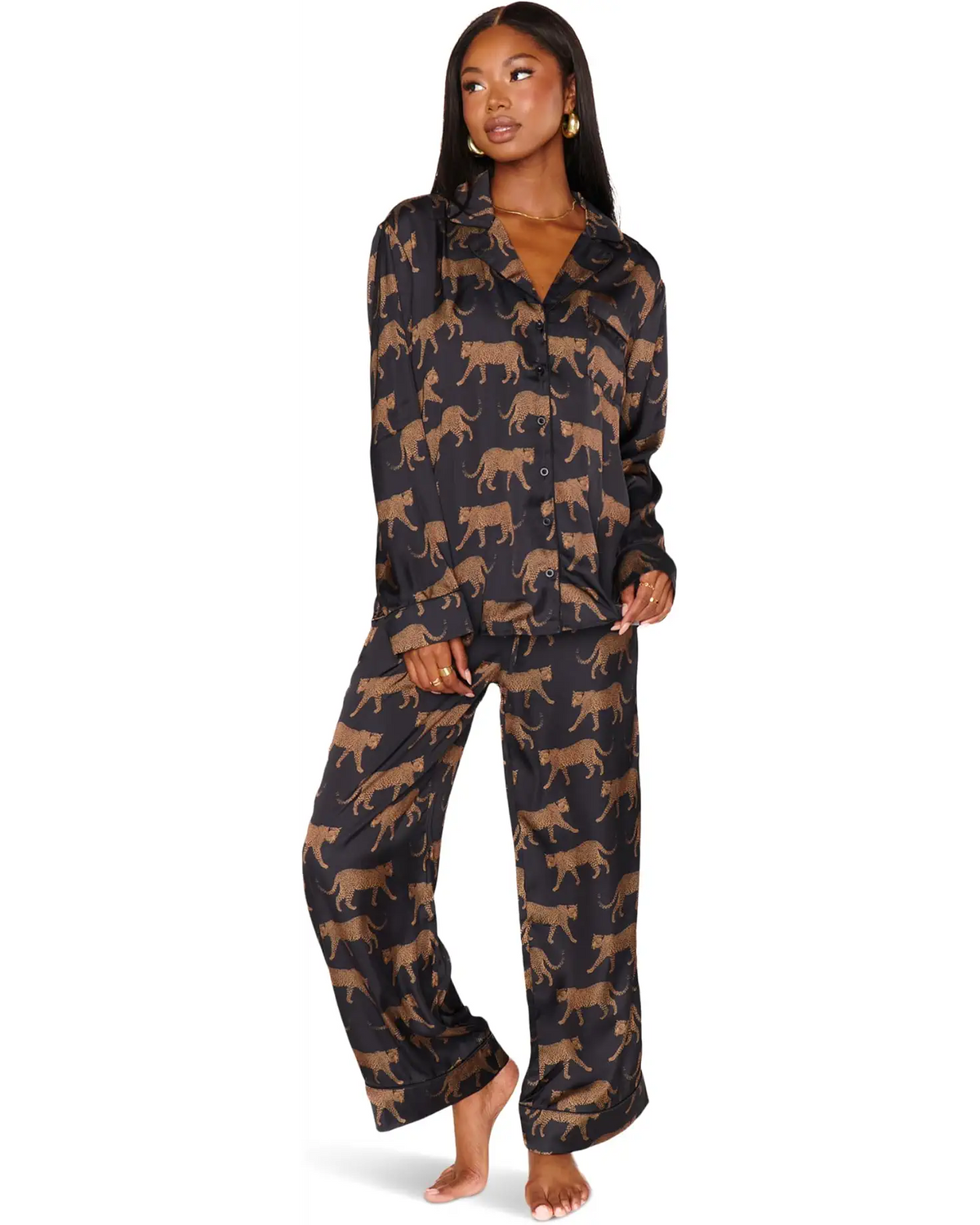 SHOW ME YOUR MUMU: CLASSIC PJ SET - BLACK CATWALK