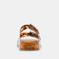 DOLCE VITA: JULIO SANDAL - TORTOISE VINYL