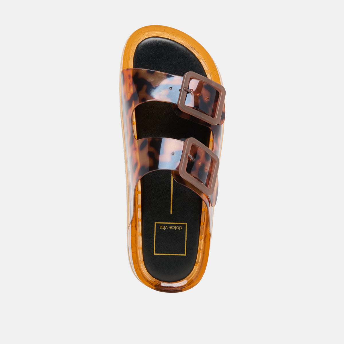 DOLCE VITA: JULIO SANDAL - TORTOISE VINYL
