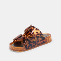 DOLCE VITA: JULIO SANDAL - TORTOISE VINYL