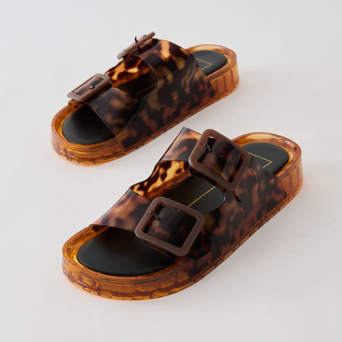 DOLCE VITA: JULIO SANDAL - TORTOISE VINYL