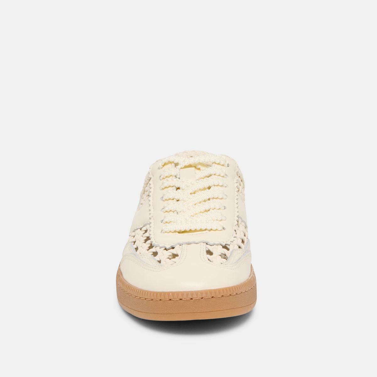 DOLCE VITA: NOTICE SLIDE WOVEN SNEAKERS - OFF WHITE WOVEN STELLA
