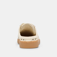 DOLCE VITA: NOTICE SLIDE WOVEN SNEAKERS - OFF WHITE WOVEN STELLA