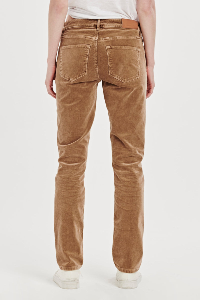 DEAR JOHN: BLAIRE HIGH RISE ANKLE SLIM STRAIGHT CORDUROY PANTS - SHELL