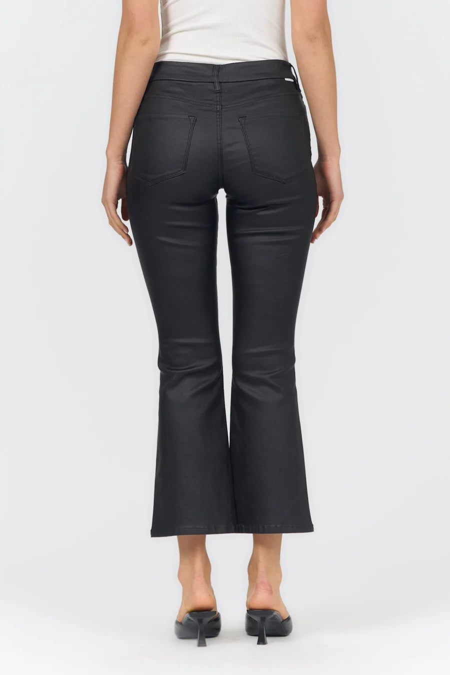DEAR JOHN: JEANNE FLARE PANT - BLACK