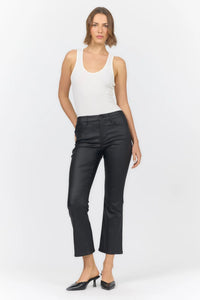 DEAR JOHN: JEANNE FLARE PANT - BLACK