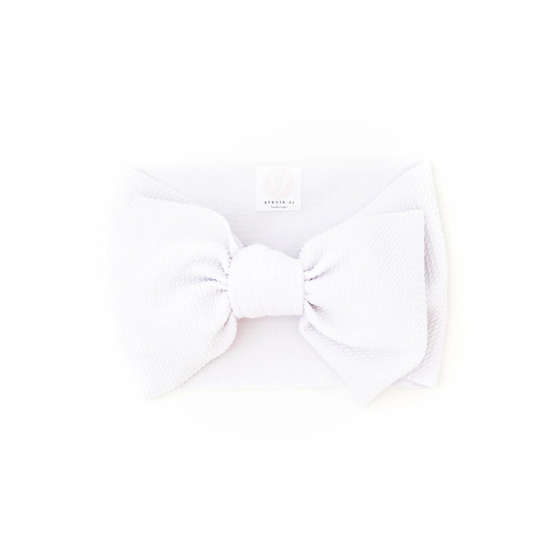 STEVIE J'S & CO: CHANDLER HEADWRAP - WHITE