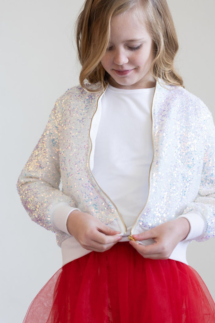 MILA & ROSE: DISCO SEQUIN JACKET