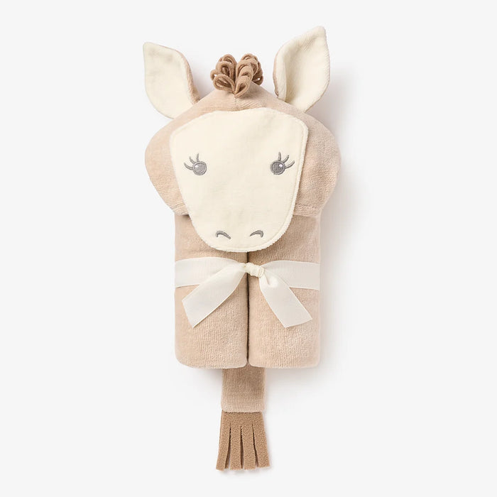 ELEGANT BABY: PONY HOODED BABY BATH WRAP