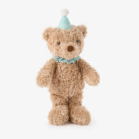 ELEGANT BABY: AQUA BIRTHDAY BEAR PLUSH TOY W/ GIFT BOX
