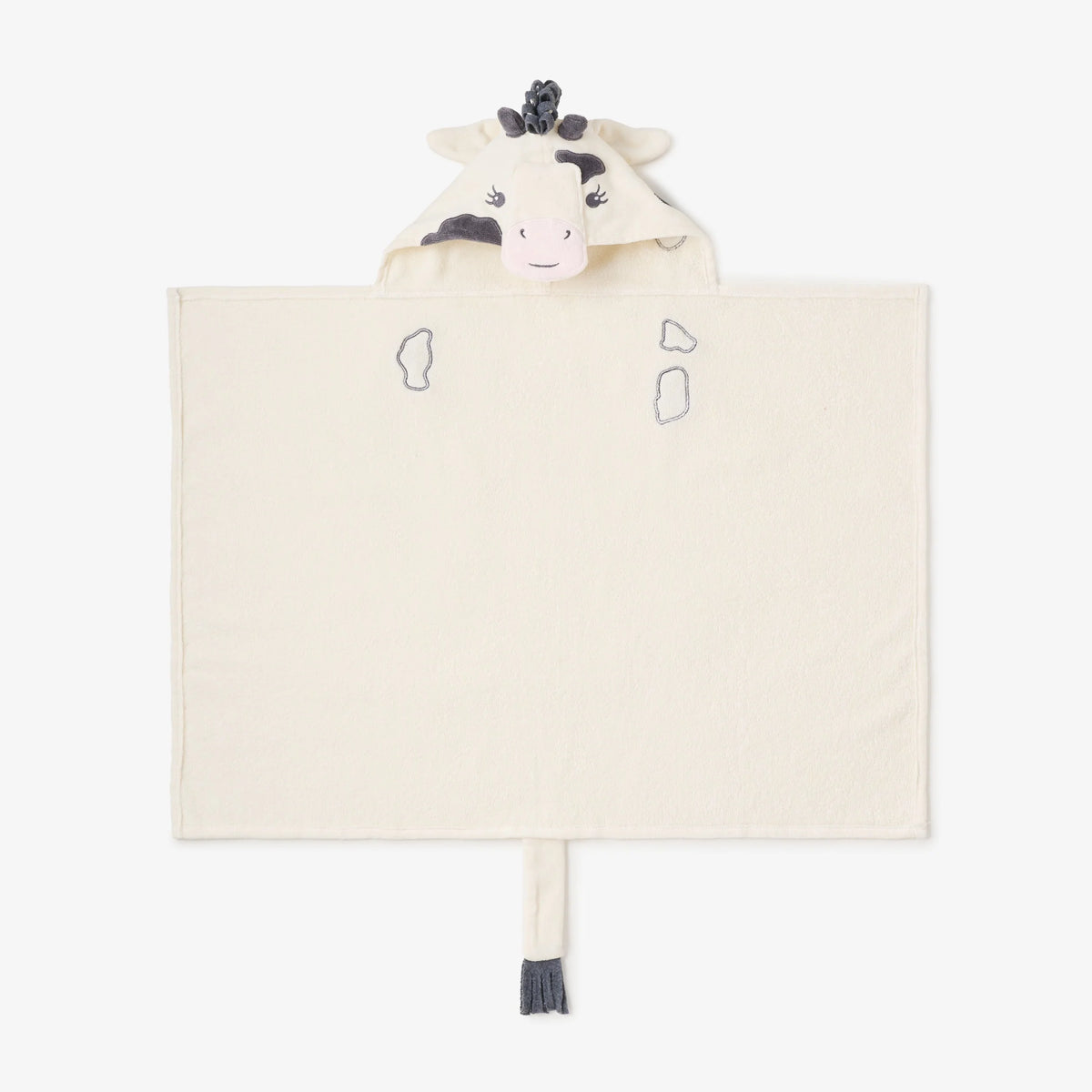 ELEGANT BABY: COW HOODED BABY BATH WRAP