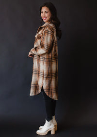 PANACHE: FAELYN PLAID LONG FLANNEL