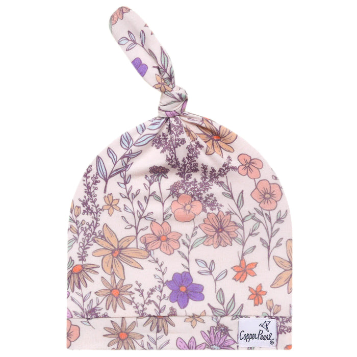 COPPER PEARL: FLORA TOP KNOT HAT