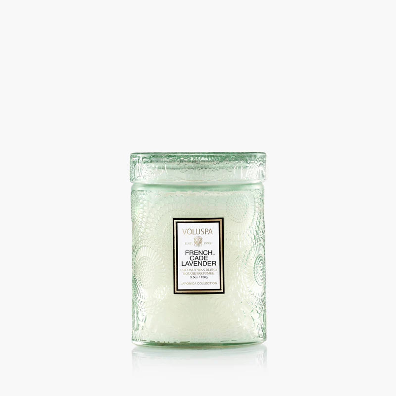 VOLUSPA: FRENCH CADE LAVENDER SMALL JAR CANDLE 5.5OZ