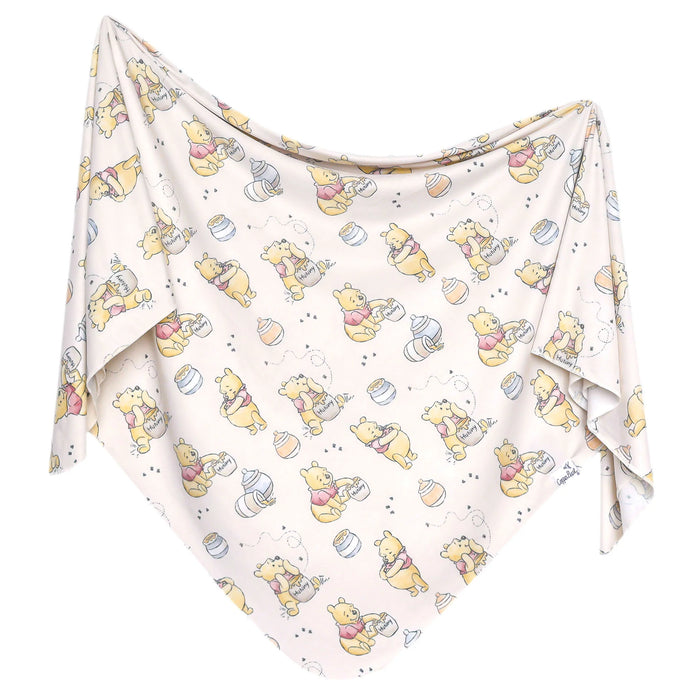 COPPER PEARL: HUNNY KNIT SWADDLE BLANKET