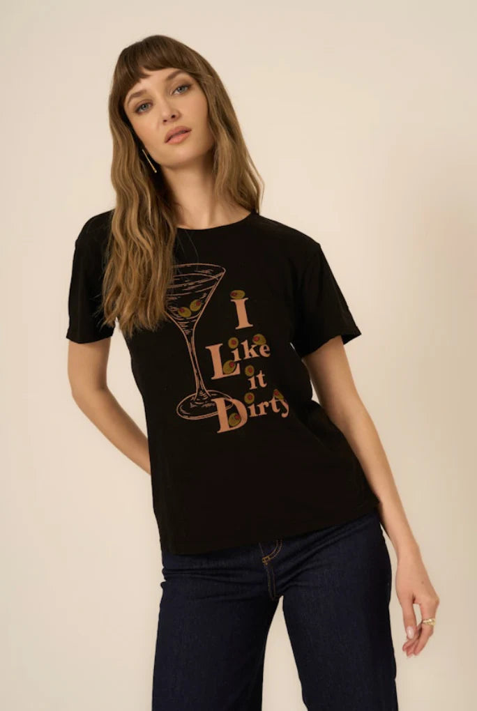 PROJECT SOCIAL T: I LIKE IT DIRTY TEE - BLACK