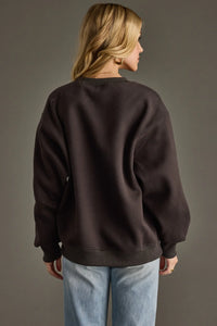 PANACHE APPAREL: WHISKEY WEATHER SWEATSHIRT - CHARCOAL