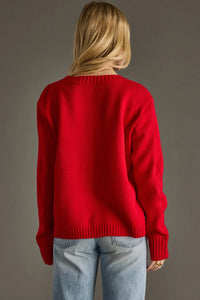 PANACHE APPAREL: GAME DAY SWEATER - RED